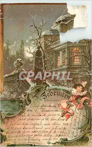 Cartes postales Mois Fevrier February