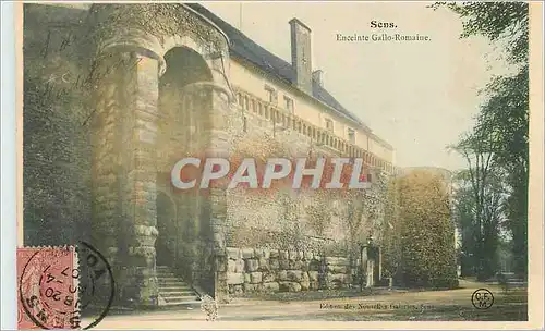 Ansichtskarte AK Sens Enceinte Gallo Romaine