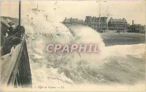 Cartes postales Dieppe Effet de Vagues LL