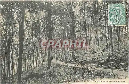 Ansichtskarte AK Environs de la Plombieres Chemin de la Fontaine Stanislas