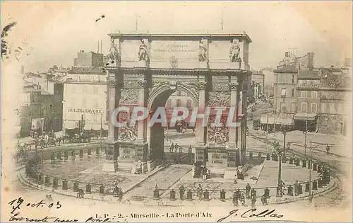 Cartes postales Marseille La Porte d'Aix (carte 1900)