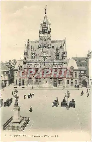 Cartes postales Compiegne l'Hotel de Ville LL