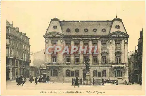 Cartes postales Bordeaux Caisse d'Epargne