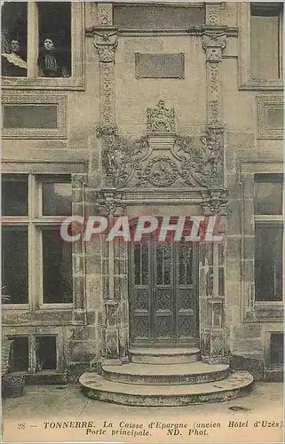 Cartes postales Tonnerre La Caisse d'Epargne (Ancien Hotel d'Uzes)