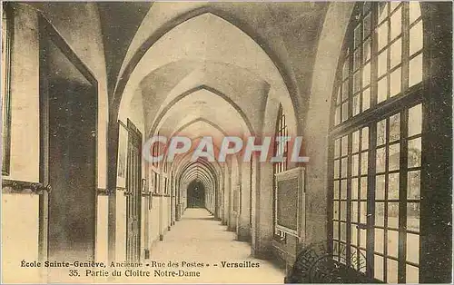 Ansichtskarte AK Ecole Sainte Genieve Ancienne Rue des Postes Versailles Partie du Cloitre Notre Dame