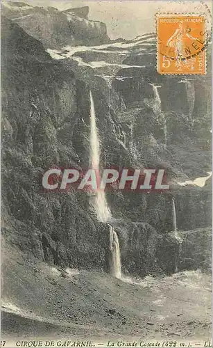 Cartes postales Cirque de Gavarnie La Grande Cascade (422 m) LL