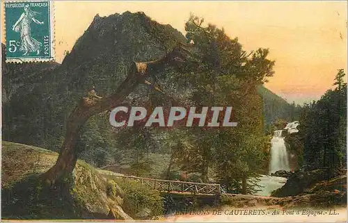 Cartes postales Environs de Cauterets Au Pont d'Espagne LL