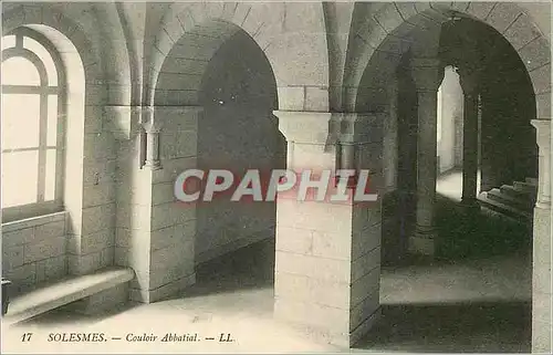 Ansichtskarte AK Solesmes Couloir Abbatial