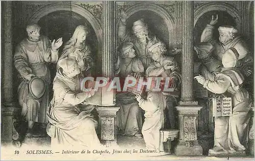 Cartes postales Solesmes Interieur de la Chapelle Jesus chez Les Docteurs