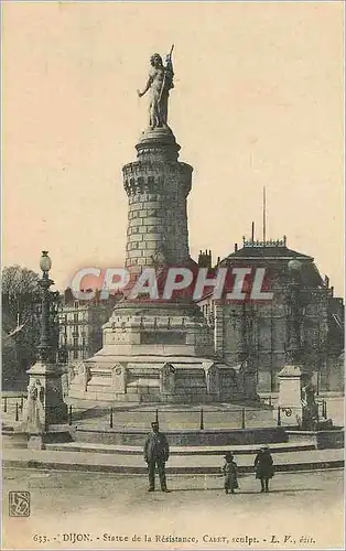 Cartes postales Dijon Statue de la Resistance