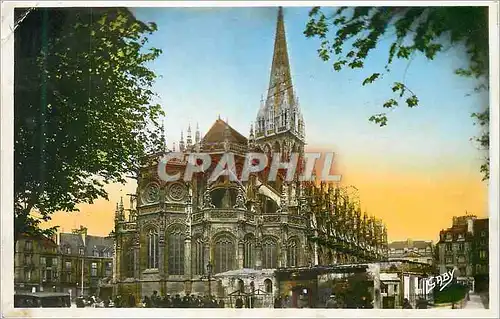 Moderne Karte Caen (Calvados) Abside de l'Eglise Saint Pierre