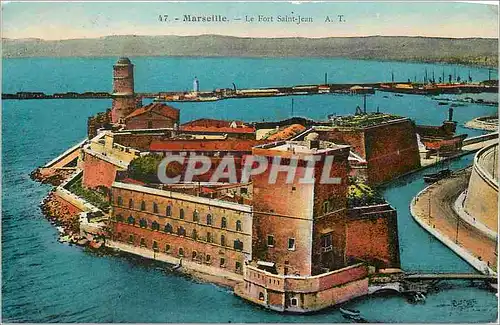 Cartes postales Marseille Le Fort Saint Jean A T