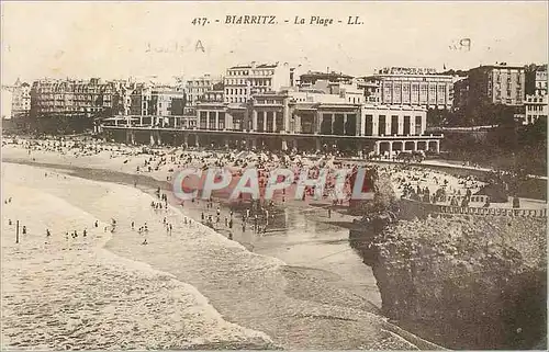 Cartes postales Biarritz La Plage