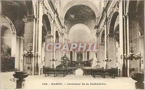 Cartes postales Nancy Interieur de la Cathedrale