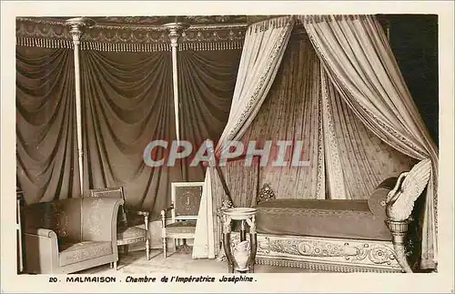 Cartes postales Malmaison Chambre de l'Imperatrice Josephine Napoleon 1er