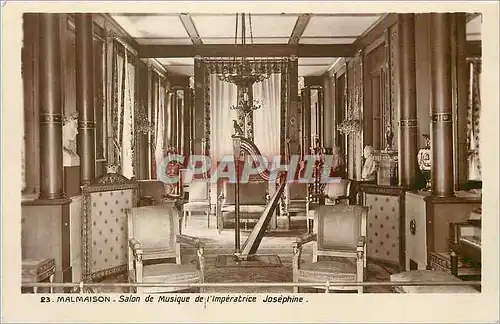 Cartes postales Malmaison Salon de Musique de l'Imperatrice Josephine Napoleon 1er