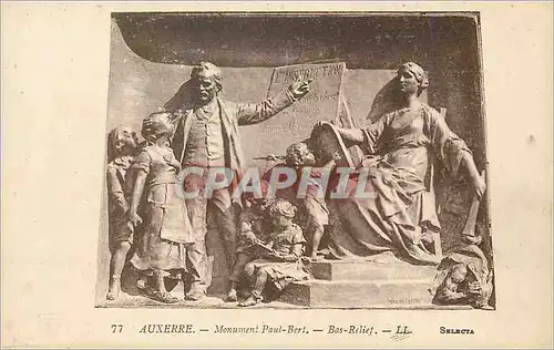 Ansichtskarte AK Auxerre Monument Paul Bert Bas Relief LL