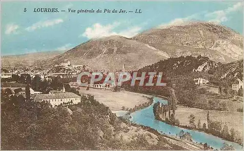 Cartes postales Lourdes Vue Generale du Pic du Jer LL