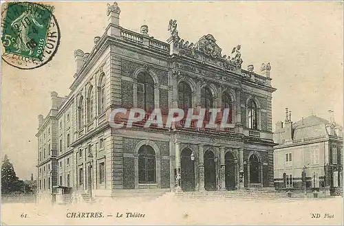 Cartes postales Chartres Le Theatre