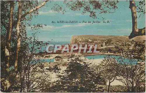 Cartes postales Mers Les Bains Vue des Jardins