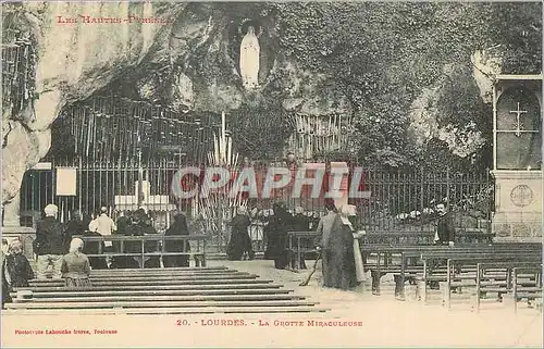 Ansichtskarte AK Lourdes La Grotte Miraculeuse