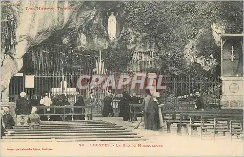 Cartes postales Lourdes La Grotte Miraculeuse
