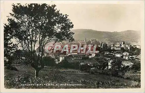 Cartes postales moderne Hendaye (B P) la Ville Au Fond Fontarrable