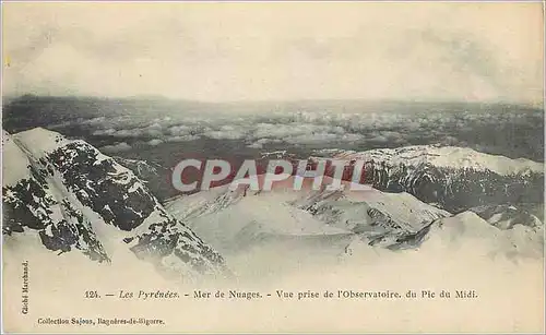 Ansichtskarte AK Les Pyrenees Mer de Nuages Vue Prise de l'Observatoire du Pic du Midi