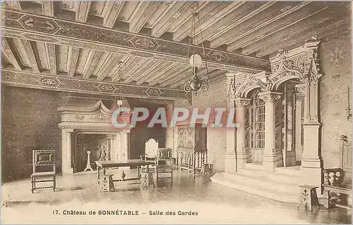 Cartes postales Chateau de Bonnetable Salle des Gardes