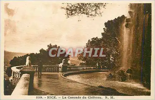 Cartes postales Nice La Cascade du Chateau R M