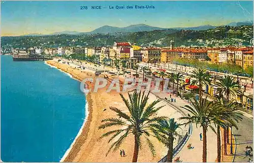 Cartes postales Nice Le Quai des Etats Unis