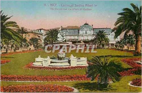 Cartes postales Nice Casino et Jardins Albert 1er