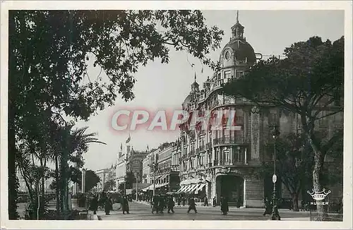 Cartes postales Nice La Promenade des Anglais et l'Hotel Ruhl