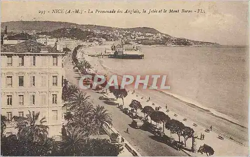 Ansichtskarte AK Nice (A M) La Promenade des Anglais La Jetee et le Mont Boron