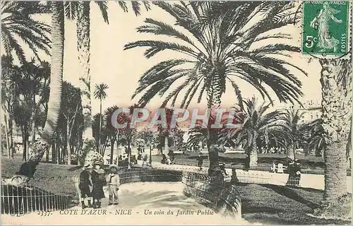 Cartes postales Cote d'Azur Nice Un coin du Jardin Public