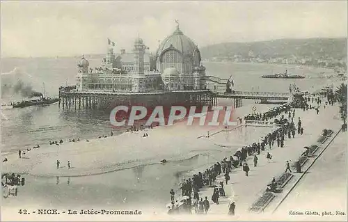 Cartes postales Nice La Jetee Promenade Bateau