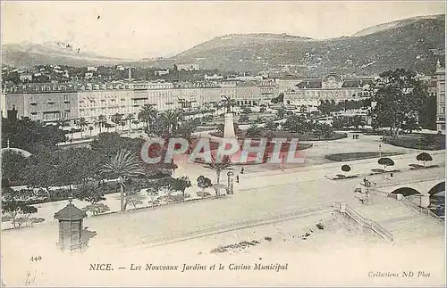 Cartes postales Nice Les Nouveaux Jardins et le Casino Municipal