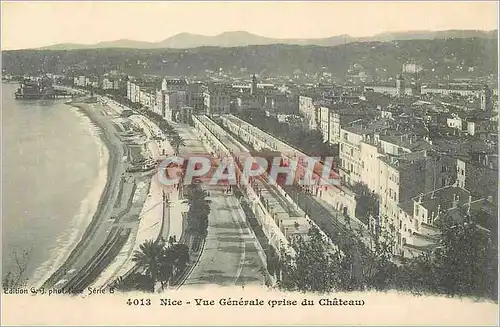 Cartes postales Nice Vue Generale (Prise du Chateau)