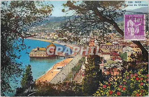 Cartes postales Nice Vue Prise du Chateau