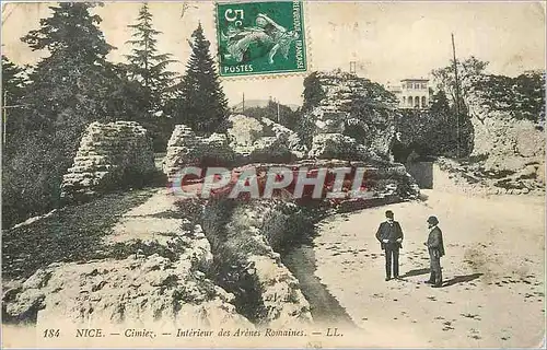 Cartes postales Nice Cimiez Interieur des Arenes Romaines