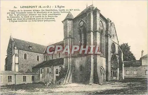 Cartes postales Longpont (S et O) L'Eglise