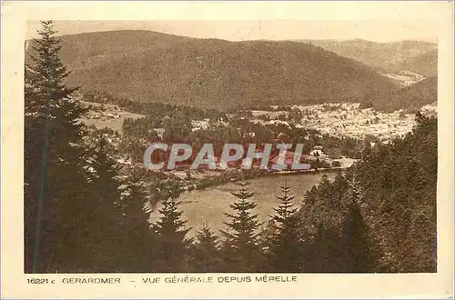 Cartes postales Gerardmer Vue Generale Depuis Merelle