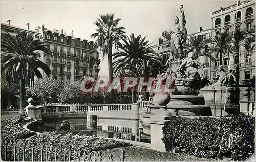 Moderne Karte Cote d'Azur Toulon Statue de la Liberte