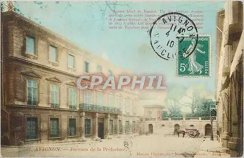 Cartes postales Avignon Bureaux de la Prefecture