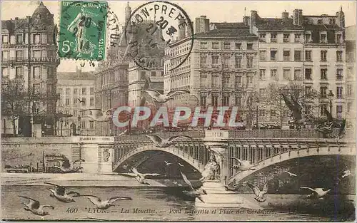 Cartes postales Lyon Les Mouettes Pont Lafayette et Place des Cordeliers
