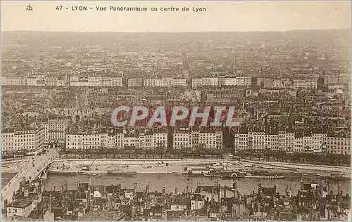 Ansichtskarte AK Lyon vue Panoramique de Centre de Lyon