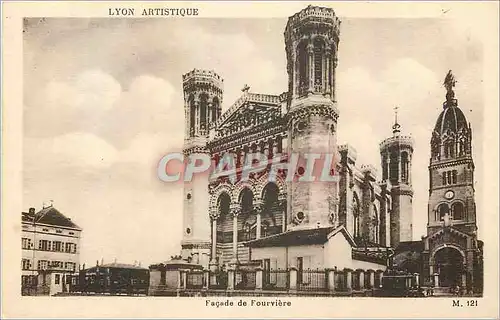 Cartes postales Lyon Illustre Facade de Fourviere