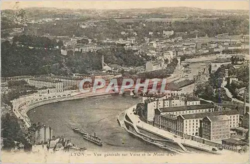 Cartes postales Lyon Vue Generale sur Vaise et Mont d'Or