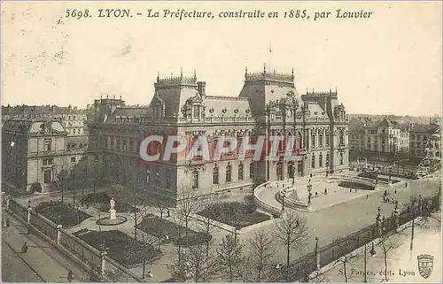 Ansichtskarte AK Lyon La Prefecture Construite en 1885 par Louvier