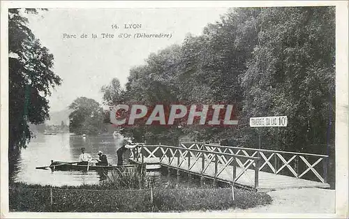 Cartes postales Lyon Parc de la Tete d'Or (Debarcadere)